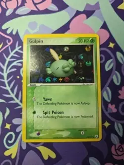Pokemon TCG EX Hidden Legends Gulpin 62/101 Holo Near Mint - Image 1