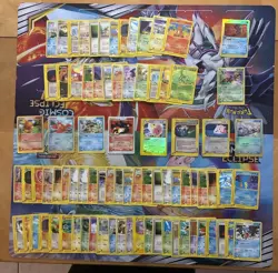 Vintage Pokemon Card Lot E Series Typlosion Gyarados Squirtle Ho Oh 121 Cards - Image 1