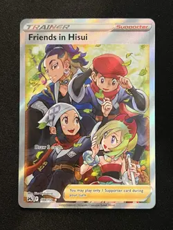 Pokemon TCG Friends In Hisui 148/159 Full Art, Crown Zenith Ultra Rare Holo, NM - Image 1