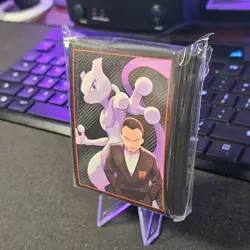 Pokemon Destined Rivals Elite Trainer Box ETB Mewtwo Giovanni 65 Card Sleeves - Image 2