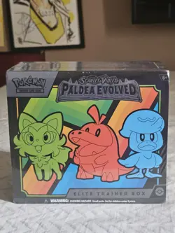 Pokemon TCG Paldea Evolved Elite Trainer Box ETB - Image 1