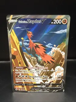 Pokemon Sword & Shield Chilling Reign 174/198 Galarian Zapdos V - Image 2