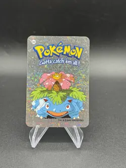 Venusaur Holo Pokemon Vintage Vending Prism Sticker Nintendo 2000 Rare - Image 1