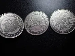 Pokemon Card Meiji Promo Battle Coin Silver x3 Gengar Haunter Gastly #6101 - Image 5