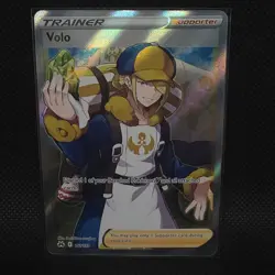 Pokemon TCG Crown Zenith Volo Full Art Holo Ultra Rare Card 151/159 - Image 1