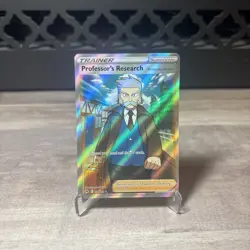 Pokemon TCG Professor's Research Full Art Ultra Rare Card Crown Zenith 150/159 - Image 1