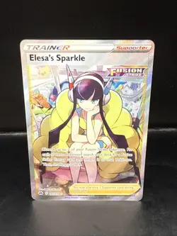 Pokemon Sword & Shield Crown Zenith Elesa's Sparkle 147/159 Full Art Trainer - Image 1