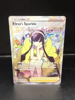 Pokemon Sword & Shield Crown Zenith Elesa's Sparkle 147/159 Full Art Trainer - Image 2
