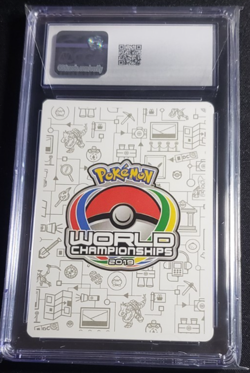 2019 POKEMON WORLD CHAMPIONSHIPS PROMO #71 MEWTWO & MEW GX WORLD CHAMP CGC 10 - Image 2