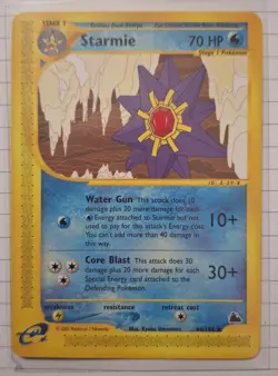 Pokemon TCG Skyridge Starmie E-Reader Card 44/144 Near Mint Vintage WOTC 2003 - Image 1