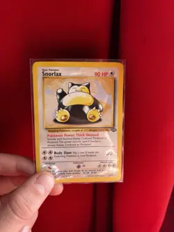 Pokemon TCG Snorlax Jungle Card 27/64 Unlimited Rare, LP Non-Holo Condition - Image 1