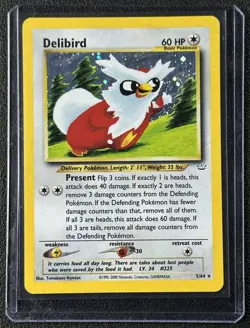 DELIBIRD 2001 POKEMON NEO REVELATION #5/64 HOLO - Image 1