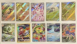 Pokemon Card Lot Collection - Ultra Rare Full Art Illustration Rares Near Mint - Image 1