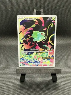 Bulbasaur 133/132 Illustration Rare Mega Evolution STAMPED Promo Pokemon Card - Image 1