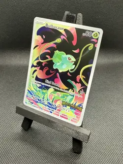 Bulbasaur 133/132 Illustration Rare Mega Evolution STAMPED Promo Pokemon Card - Image 3