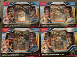 Lot of 4 - Pokemon TCG Mega Kangaskhan ex Collection Boxes - Sealed - Free Ship! - Image 1