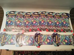 18 Pokemon TCG Stellar Crown Sleeved Scarlet & Violet Booster Pack Lot Sealed - Image 3