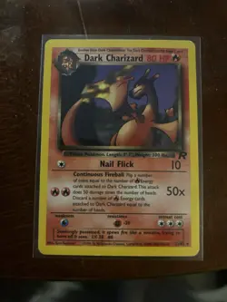 Dark Charizard 21/82 2000 Pokemon Team Rocket Non Halo MP - Image 1