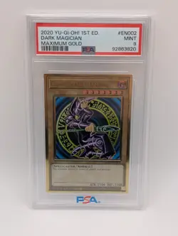 Yu-Gi-Oh! Dark Magician Maximum Gold 1st Ed - MAGO-EN002 - PSA 9 - Image 1