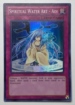 Yu-Gi-Oh! Spiritual Water Art - Aoi AP02-EN012 Super Rare Unlimited Mod Play - Image 1
