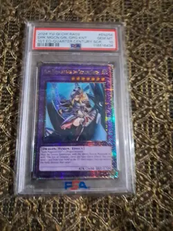 Dark Magician Girl the Dragon Knight Yugioh 2024 RA03-EN258 QCR 1st PSA 10 - Image 1