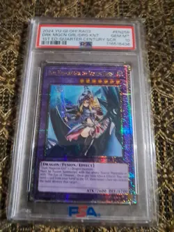 Dark Magician Girl the Dragon Knight Yugioh 2024 RA03-EN258 QCR 1st PSA 10 - Image 3