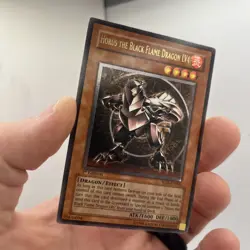 Yugioh! Horus the Black Flame Dragon LV4 SOD-EN006 Ultimate Rare 1st Edition LP - Image 2