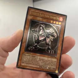 Yugioh! Horus the Black Flame Dragon LV4 SOD-EN006 Ultimate Rare 1st Edition LP - Image 3