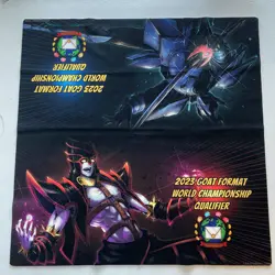 2023 Goat Format World Championship WSOG Qualifier Game Mat Yu-Gi-Oh - Image 1