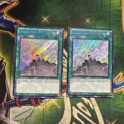 Yugioh! Darklord Contact DESO-EN035 x2 Secret Rare 1st Edition NM - Image 1