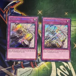Yugioh! Darklord Rebellion DESO-EN036 x2 Secret Rare 1st Edition NM - Image 1