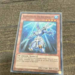 Yu-Gi-Oh! Konami Elemental HERO Ocean SDHS-EN002 HERO Strike 1st Edition - Image 1