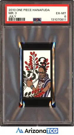 One Piece 2010 Mr. 3 July One Piece Hanafuda PSA 6 - Image 1
