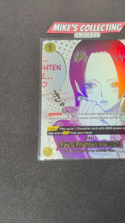 One Piece OP14-118 SP Alt Art “You’ll Frighten Me.” English NM - Image 2
