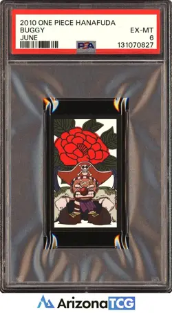 One Piece 2010 Buggy June One Piece Hanafuda PSA 6 - Image 1