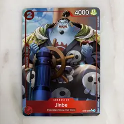 Jinbe ST21-005 Alt Art Parallel Holo Foil OP One Piece TCG NM English C - Image 1