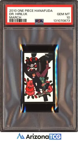 One Piece 2010 Dr. Hiriluk March One Piece Hanafuda GEM MINT PSA 10 - Image 1