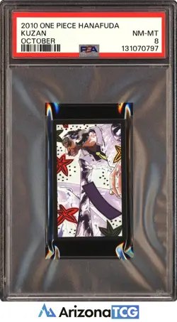 One Piece 2010 Kuzan October One Piece Hanafuda PSA 8 - Image 1