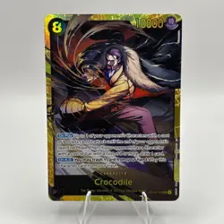 One Piece TCG English OP14-120 Crocodile SEC Foil. NM VERY CLEAN - Image 1