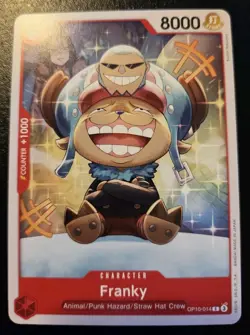 Franky OP10-014 Common Royal Blood One Piece Card Game - Image 1