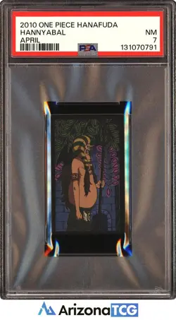 One Piece 2010 Hannyabal April One Piece Hanafuda PSA 7 - Image 1