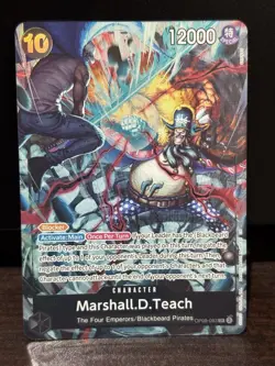 Marshall.D.Teach OP09-093 Alt Art SR One Piece English Version 2nd Anniversary - Image 1