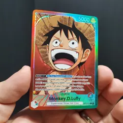 Monkey.D.Luffy 001 Alternate Art Carrying On His Will OP13 OP13-001 One Piece - Image 1