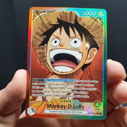 Monkey.D.Luffy 001 Alternate Art Carrying On His Will OP13 OP13-001 One Piece - Image 4
