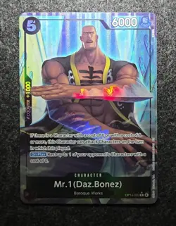 OP14-090 Mr.1 Daz. Bones Alt Art One Piece The Azure's Seas Seven - English - Image 2