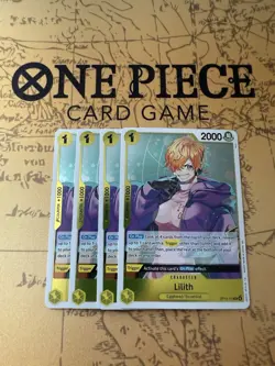 One Piece OP13-113 Lilith Rare (R) Play Set 4x Card NM-MT English (EN) - Image 1