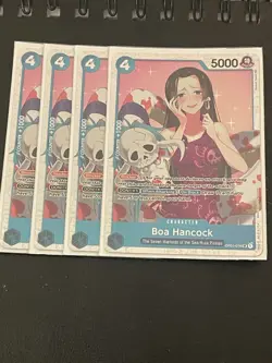 Boa Hancock OP01-078 One Piece Romance Dawn Figure NM Condition x4 - Image 1