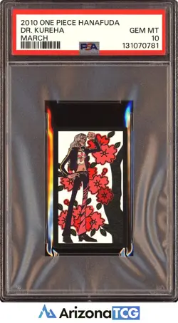 One Piece 2010 Dr. Kureha March One Piece Hanafuda GEM MINT PSA 10 - Image 1