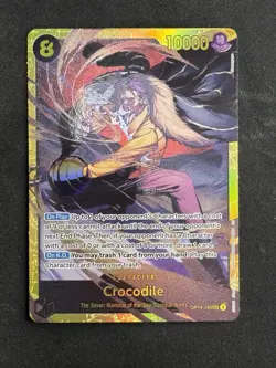 Crocodile OP14-120 SEC One Piece TCG The Azure Sea's Seven - Image 1