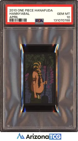 One Piece 2010 Hannyabal April One Piece Hanafuda GEM MINT PSA 10 - Image 1
